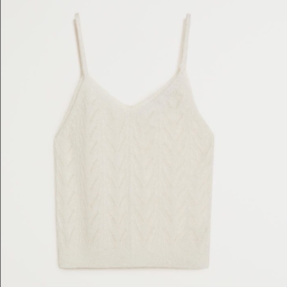 MANGO open work knit top - Picture 5 of 11